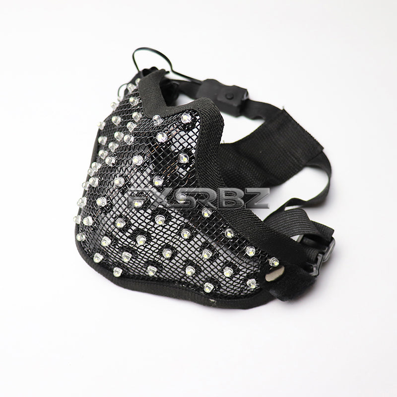 LED Mask Colorful Luminous Mask Flashing Light Face Guard Halloween Bar Birthday Stage Party Show Glowing Props