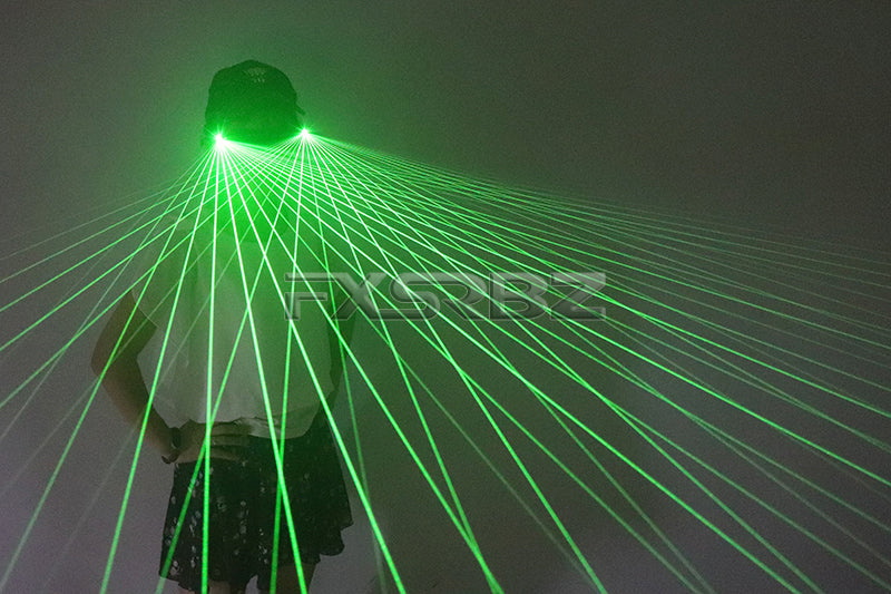 Green LED Laser Glasses Multi Beams Laser Glasses Gloves DJ Club Party Stage LED Luminous Costumes Show