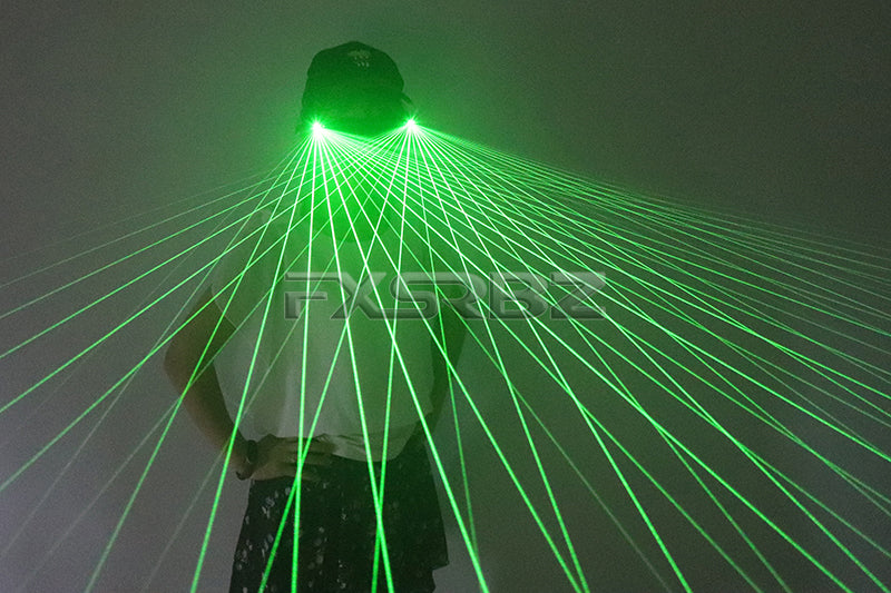 Green LED Laser Glasses Multi Beams Laser Glasses Gloves DJ Club Party Stage LED Luminous Costumes Show