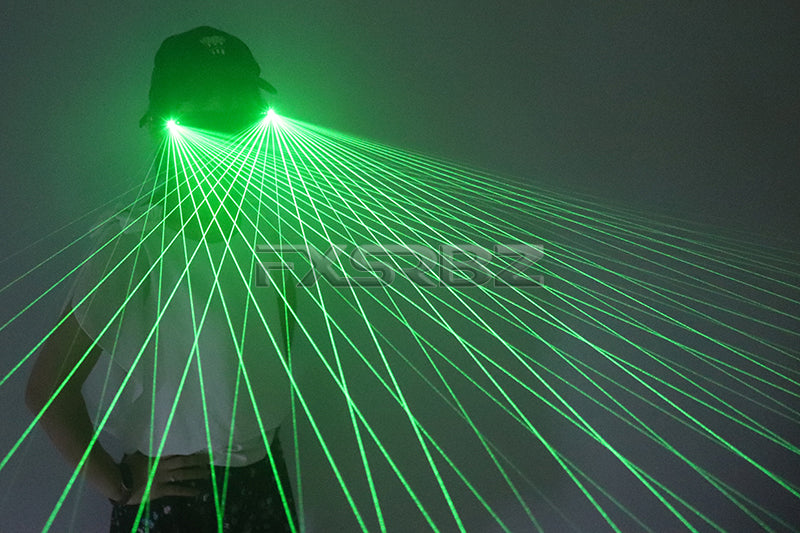Green LED Laser Glasses Multi Beams Laser Glasses Gloves DJ Club Party Stage LED Luminous Costumes Show
