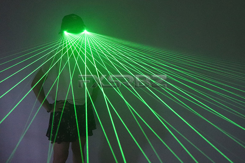Green LED Laser Glasses Multi Beams Laser Glasses Gloves DJ Club Party Stage LED Luminous Costumes Show