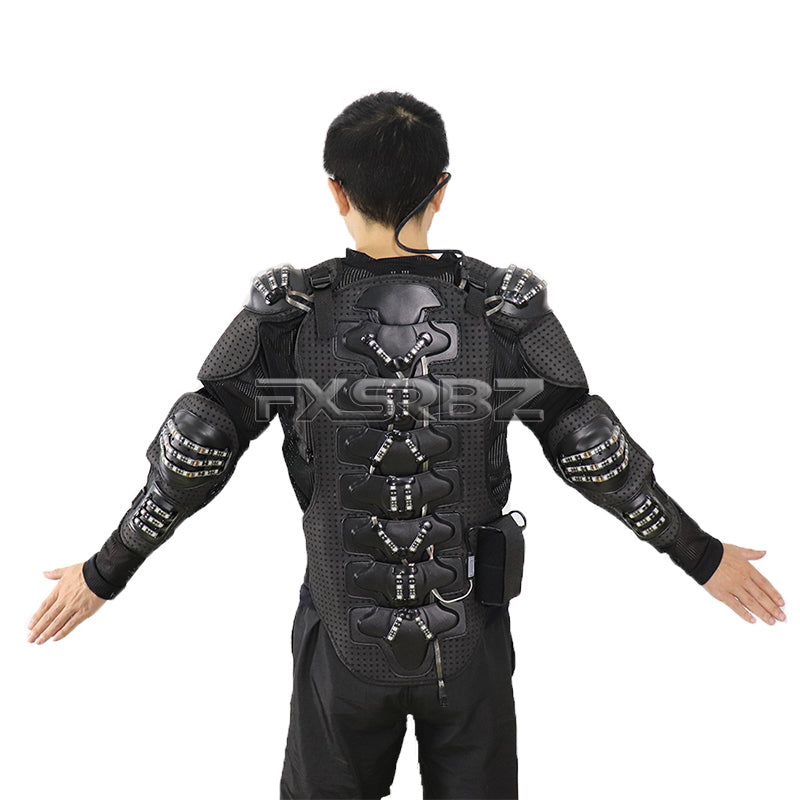 LED Armor Costume RGB Luminous Robot Suit LED Light Up Clothing Stage Performance Jackets Clothes