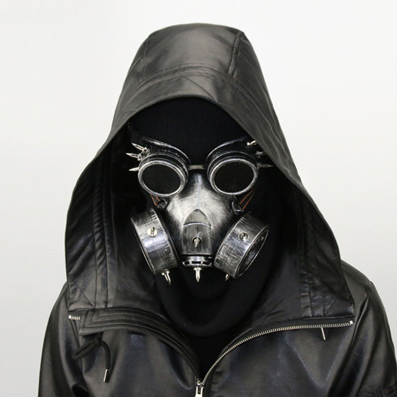 Pixel LED Glasses Mask Steam punk Goggles 366 Modes Tunnel Lights Mask Cosplay Bar Luminous Costume Accessories Rechargeable
