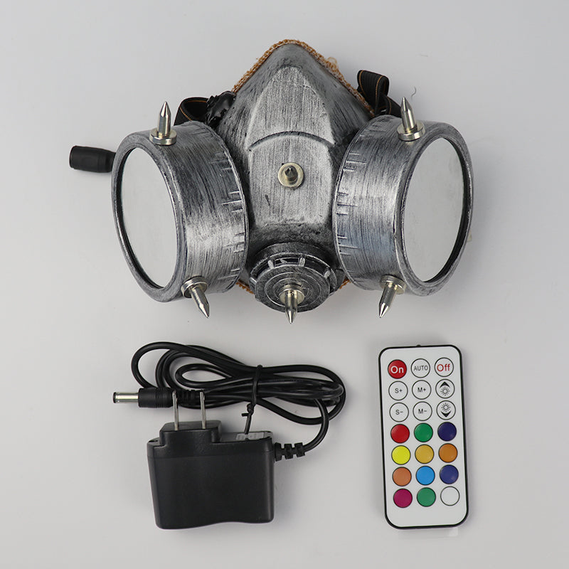 Pixel LED Glasses Mask Steam punk Goggles 366 Modes Tunnel Lights Mask Cosplay Bar Luminous Costume Accessories Rechargeable