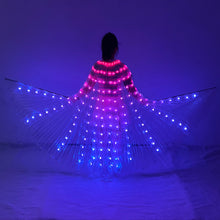 Load image into Gallery viewer, Women LED Isis Wings Remote Control Belly Dance Light Up Wings Butterfly Party Club Wear Flash Halloween Flexible Sticks

