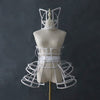 Full color LED cage costume short skirt headband