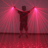 2 in 1 Red Laser Gloves Bar Nightclubs Stage Performances Laser Props LED Robot Laser Multi Beams Glasses Gloves Accessories
