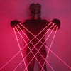 650nm Red Laser Gloves Stage LED Gloves Laser Light,Dress Up LED Robot Glowing Dress Bar Party Music Festival Cool Props
