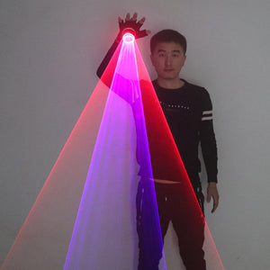 Red Green Blue Laser Vortex Gloves