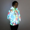 Colorful Coat LED Luminous Costume Halloween Dancing LED Lighting Robot Suit LED Glowing Clothing Christmas Party Clothes