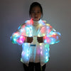 Colorful Coat LED Luminous Costume Halloween Dancing LED Lighting Robot Suit LED Glowing Clothing Christmas Party Clothes