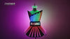 Full Color LED Dress Suits Nightclub Luminous Glasses Costume Singer Dj GoGo Glowing Sexy Skirt Party Light Up Dancer Clothing