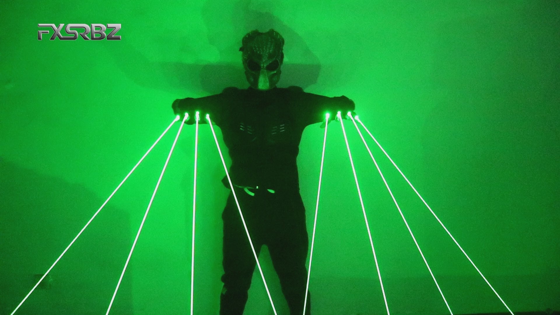 Green Laser Gloves Laser Beam Flash Finger,Nightclub Bar Party Dance Singer Props DJ Mechanical Gloves LED Light