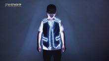 Load and play video in Gallery viewer, Colorful LED Luminous Vest Bar Clothing Jacket DJ Singer Dancer Performer Stage Waiter Clothes Glowing costume
