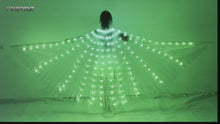Load and play video in Gallery viewer, Women LED Isis Wings Remote Control Belly Dance Light Up Wings Butterfly Party Club Wear Flash Halloween Flexible Sticks
