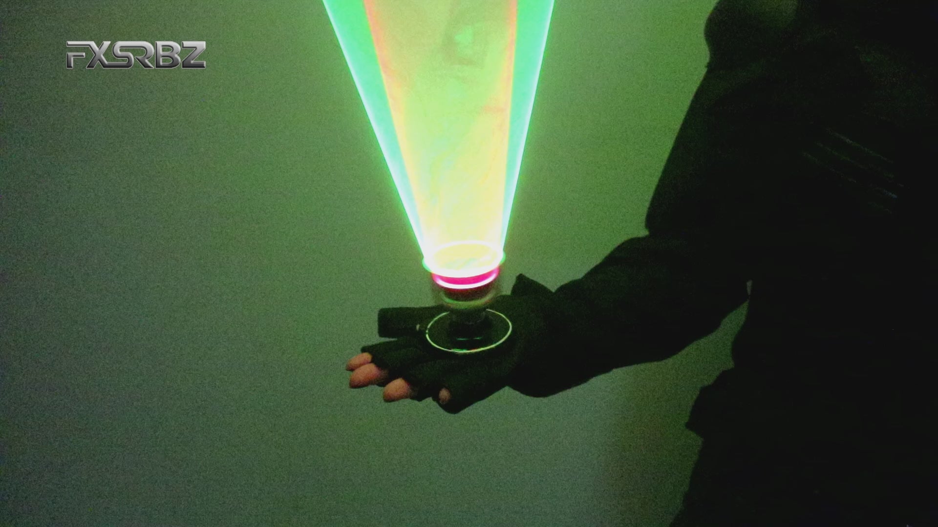 Green Red Laser Vortex Gloves Auto Rotating Vortex Laser Glove Palm Gyroscope Gloves Light Up Birthday Party Laser Show