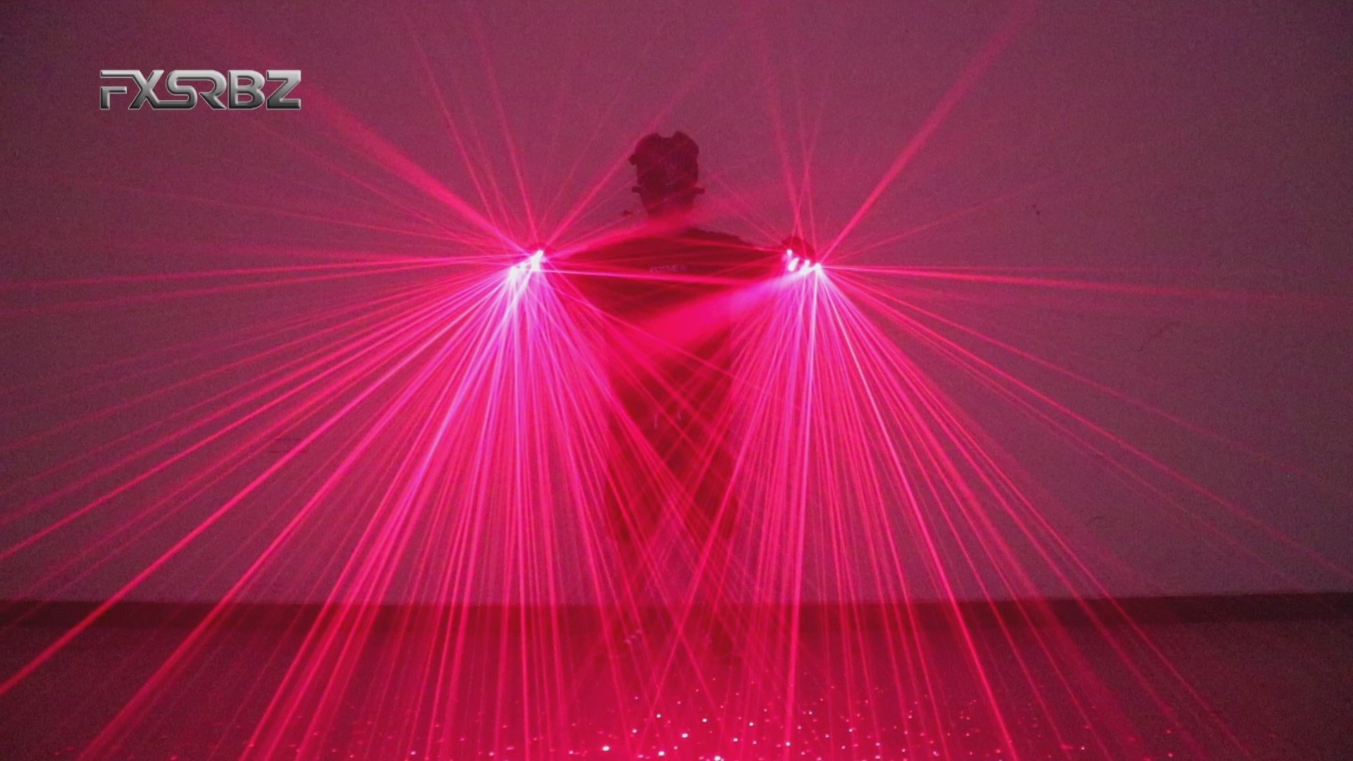 2 in 1 Red Laser Gloves Bar Nightclubs Stage Performances Laser Props LED Robot Laser Multi Beams Glasses Gloves Accessories
