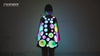 Full Color Pixel LED Costume Infinity Mirror Light Up Clothing Bar Party Dance Show Glowing Tunnel Lights Dress Skirt Suit
