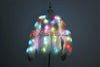 LED Coat Women Faux Fur Light Up Costumes Christmas Jacket Shiny Overcoat Winter Warm Party Club Outwear