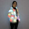 LED Coat Women Faux Fur Light Up Costumes Christmas Jacket Shiny Overcoat Winter Warm Party Club Outwear