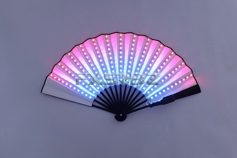 Full Color LED Fan Stage Performance Dancing Lights Fans Over 350 Modes Microlights Infinite Colors Rave Party Gifts
