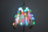 LED Coat Women Faux Fur Light Up Costumes Christmas Jacket Shiny Overcoat Winter Warm Party Club Outwear