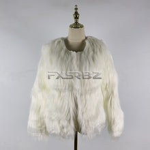 Load image into Gallery viewer, LED Coat Women Faux Fur Light Up Costumes Christmas Jacket Shiny Overcoat Winter Warm Party Club Outwear

