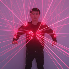 Load image into Gallery viewer, Laser Armor Costumes Red Laser Waistcoat LED Clothing Laser Man Stage Performance Bar Nightclub Laser Suits Show
