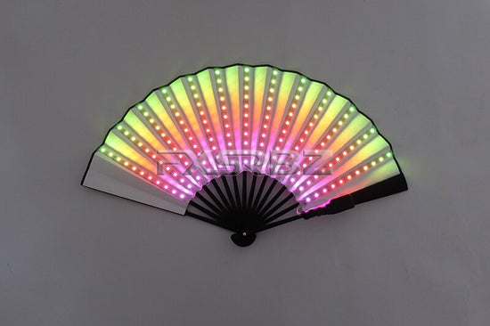 Full Color LED Fan Stage Performance Dancing Lights Fans Over 350 Modes Microlights Infinite Colors Rave Party Gifts