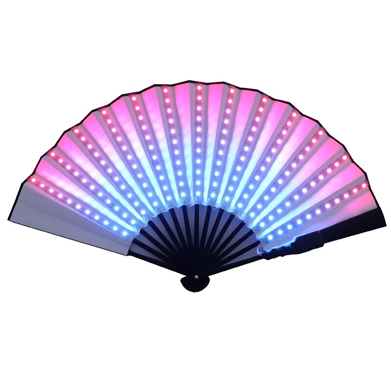 Full Color LED Fan Stage Performance Dancing Lights Fans Over 350 Modes Microlights Infinite Colors Rave Party Gifts