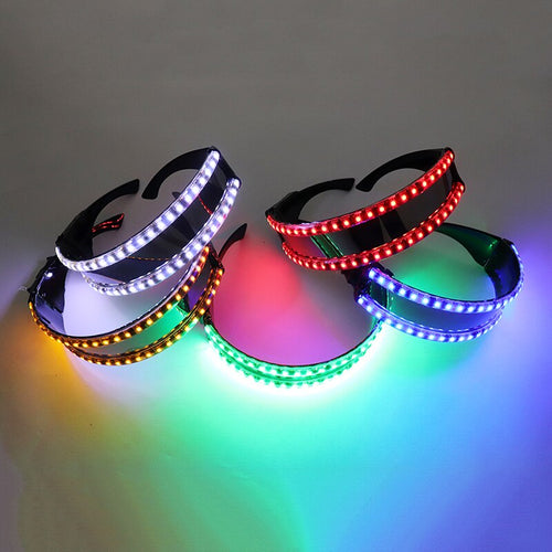 LED Glasses Flashing Light up Glasses DJ Bar Party Nightclub Performers Luminous Glasses Dance Show Lighting Props