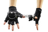 Blue Green Laser Gloves DJ Tunnel Effect Auto Rotating Vortex Laser Glove Multicolour LED Luminous Costumes Accessories