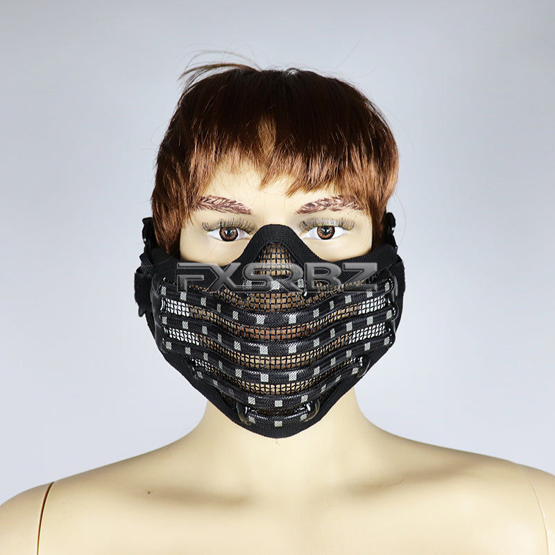 LED Color Luminous Mask Halloween Christmas Party Glowing Mask Bar Night Stage Performance Props