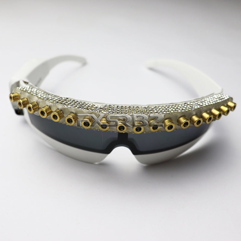 650nm Red Laser Glasses 18pcs Laser Flashing Gloves Luminous LED Glasses Shows Novelty Gifts Party Supplies