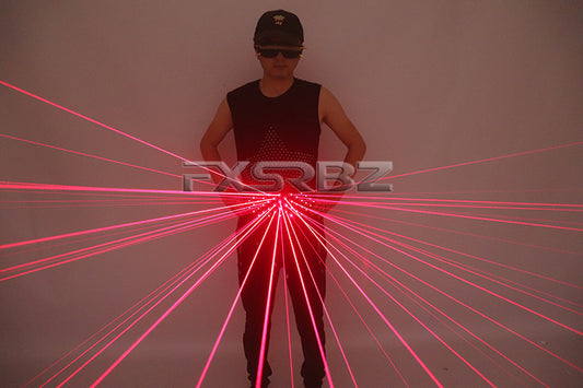 Red Laser Waistband Belt LED Girdle Christmas Halloween Nightclub EDM Festival Performance Laser Props
