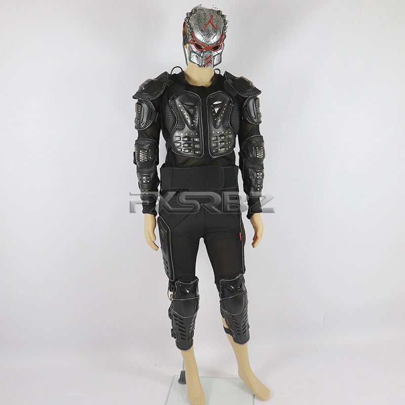 Red Laser Robot Suit Laser Fiber Optic 2 in 1 Armor Costumes Bar Nightclub Stage Laser Clothing Performance