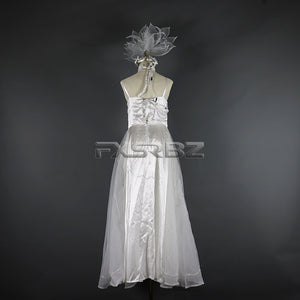 Full Color LED Wedding Dress Women Luminous Wings Suit Fluorescent Butterfly LED Skirt Ballet Wedding Performance Costumes
