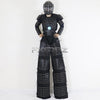 LED Robot Suit Costume High Heel Kryoman Robot David Guetta Stilts Walker Light Clothes Helmet Laser Gloves