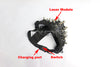 Sexy Lady Costume Red Laser Bra and belt Mask Bar Nightclub Disco Party Sexy Women Led Luminous Clothing