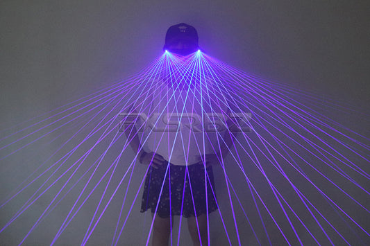 2 in 1 Blue Laser Glasses LED Green Red Blue Laser Line Glasses Night Club Bar Stage Show Fluorescent Props