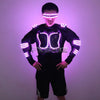 LED Armor Costume RGB Luminous Robot Suit LED Light Up Clothing Stage Performance Jackets Clothes