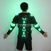 LED Armor Costume RGB Luminous Robot Suit LED Light Up Clothing Stage Performance Jackets Clothes