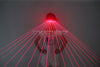 650nm Red Laser Glasses 18pcs Line Laser X Men Police Glasses For LED Luminous Robot Halloween Bar Stage Party Show Props