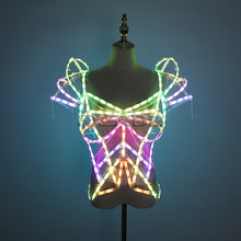 Load image into Gallery viewer, Pixel Smart LED Clothing Bride Sexy LED Cage Corset Luminous Ballet Costume Dancing Party Glowing Clothes
