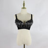 Full Color LED Bra Discolored Sexy Underwear Party Dress Belly Dance Light up Bra Luminous Costumes glowing bikini outfits