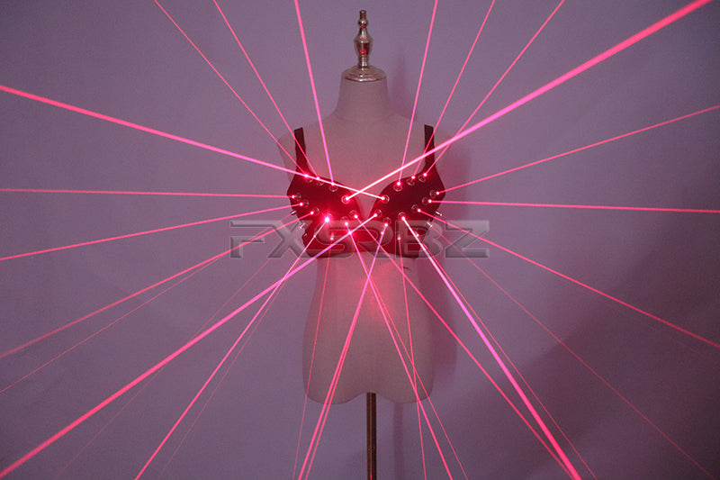 Fashion Red Laser Bra Luminous Sexy Lady Bra Laser Show Stage Costumes LED Robot Suit Fashion Red Laser Bra Luminous Sexy Lady Bra Laser Show Stage Costumes LED Robot Suit