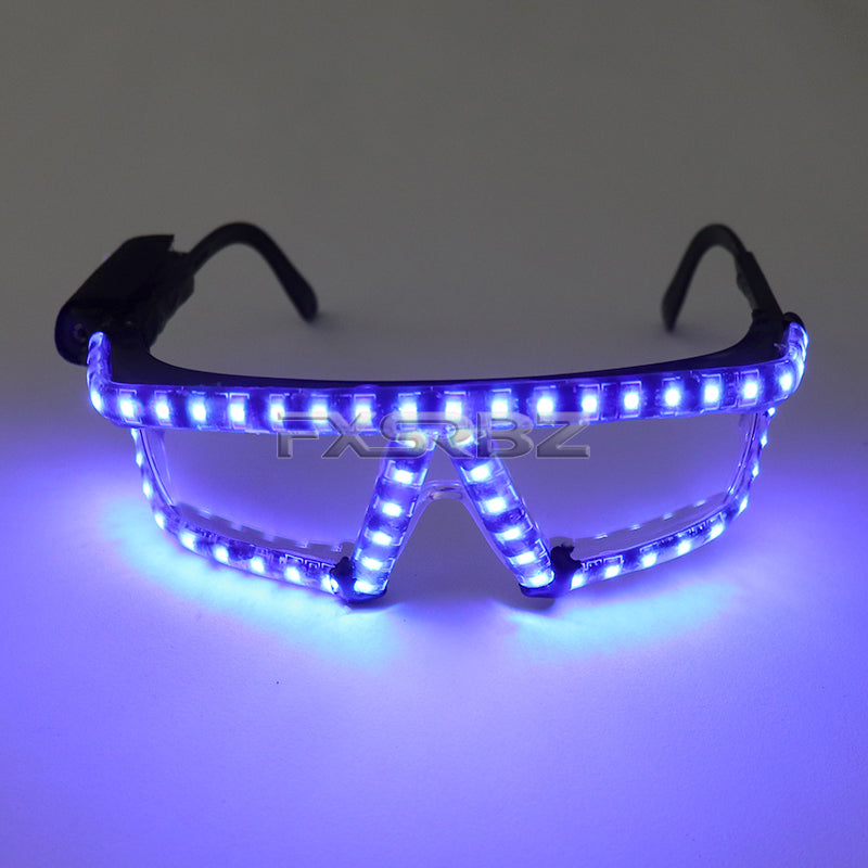 LED Glasses Flashing Light up Glasses DJ Bar Party Super Bright LED glasses Dance Show Lighting Costume Props