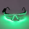LED Glasses Flashing Light up Glasses DJ Bar Party Super Bright LED glasses Dance Show Lighting Costume Props