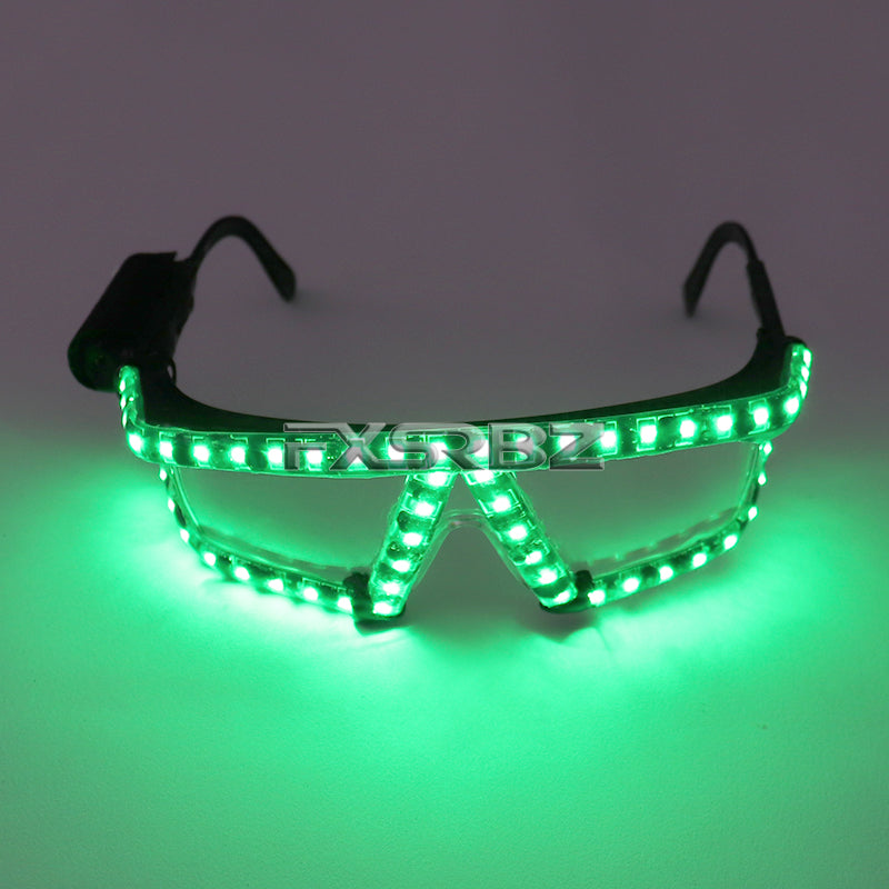 LED Glasses Flashing Light up Glasses DJ Bar Party Super Bright LED glasses Dance Show Lighting Costume Props