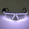 LED Glasses Flashing Light up Glasses DJ Bar Party Super Bright LED glasses Dance Show Lighting Costume Props